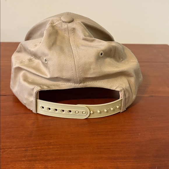 Barky Beaver Moss TN Beige Dad Hat Snapback One Size NWOT - Picture 3 of 7